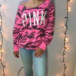 Pink Victoria secret Camo shirt